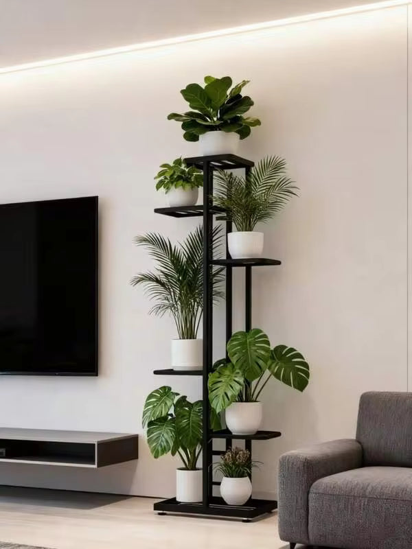 6/5/4 Tier Plant Stand - Home Garden Decor & Plant Storage Rack - Creative Pot Organizer Stunning Design, Perfect For Indoor/Outdoor Decor Space-Saving Indoor/Outdoor Plant Stand